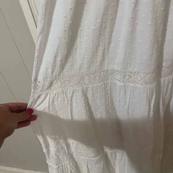 LOFT White Puff Sleeve Maxi Sundress - Picture 5 of 6